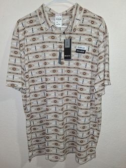SIZE 2X ARIAT TEK MEN'S SHIRT WESTERN POLO NEW (CAMISA ARIAT PARA HOMBRE TALLA 2X NUEVA)