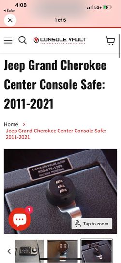 2011-2021 jeep grand Cherokee console vault