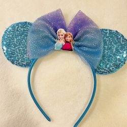 Elsa Anna Frozen Ears Headband 