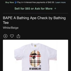 Bape Burberry Shirt