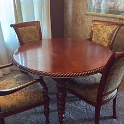 Dining Room Table With Matching Cabinet 