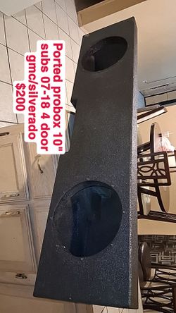 Ported Probox for 10"
