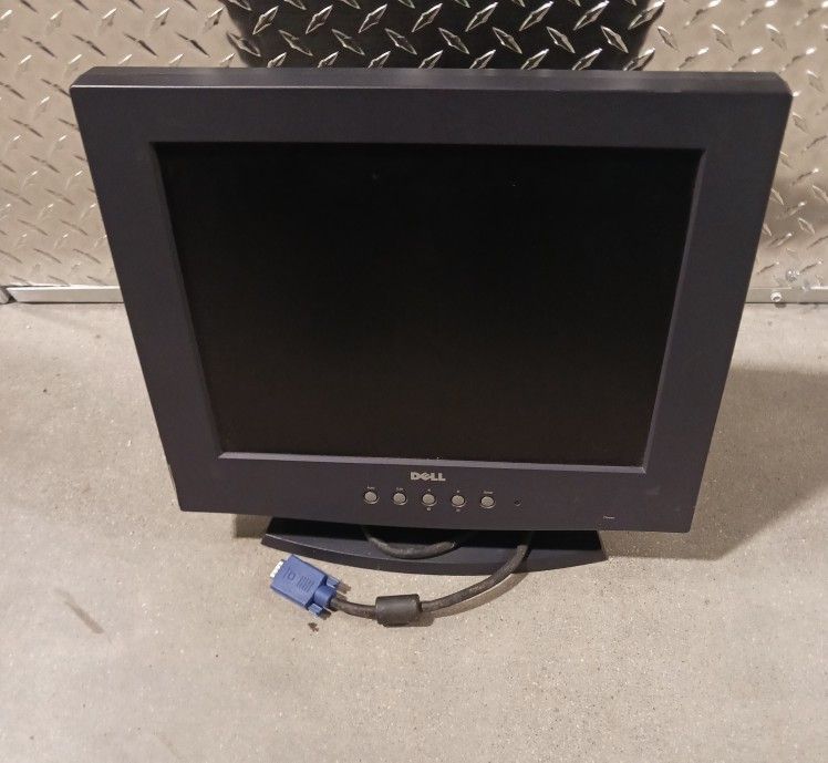 Dell 15" LCD Monitor Display
