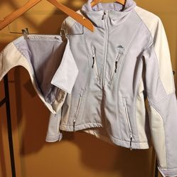 Women’s Denali Softshell Jacket – Light Purple with Detachable Hood