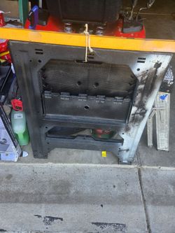 Folding work table