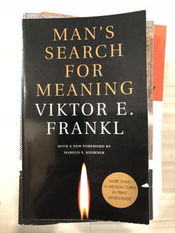Man’s Search for Meaning book