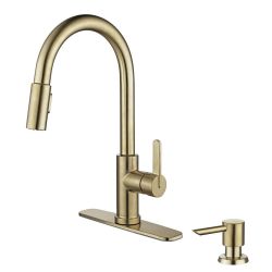 Kitchen Faucet Glacier Bay Paulina in Brushed Gold