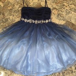 Gorgeous Dress 👗 with diamond💎 Belt Decoration 
