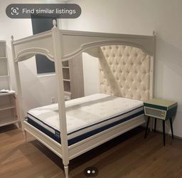 Crate and barrel canopy bed