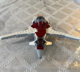LEGO Built Jet Fighter Spaceship Model