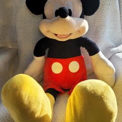 Large Mickey Mouse Disney Branded Plush Stuffed Animal 24" inch