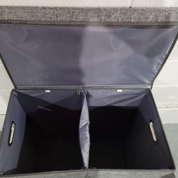 Fabric Divided Clothes Hamper