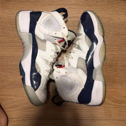 Jordan Jumpmans White/Red/blue Size 9.5 Men’s 