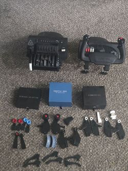 Honey Comb Alpha Yoke and Bravo Throttle