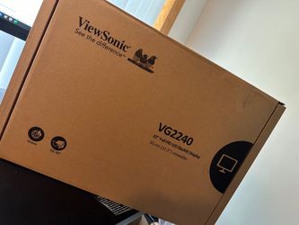 ViewSonic 22” Full HD LED Backlit Display VG2240 Computer Monitor Screen