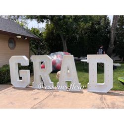 GRAD Marquee Letters 