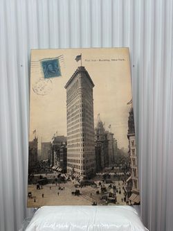 Flat Iron Building Circa 1909 Wall Art