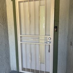 Security Screen Door Excellent Conditions 