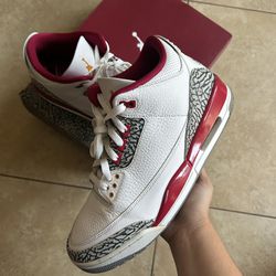 Jordan 3 Retro Cardinal 