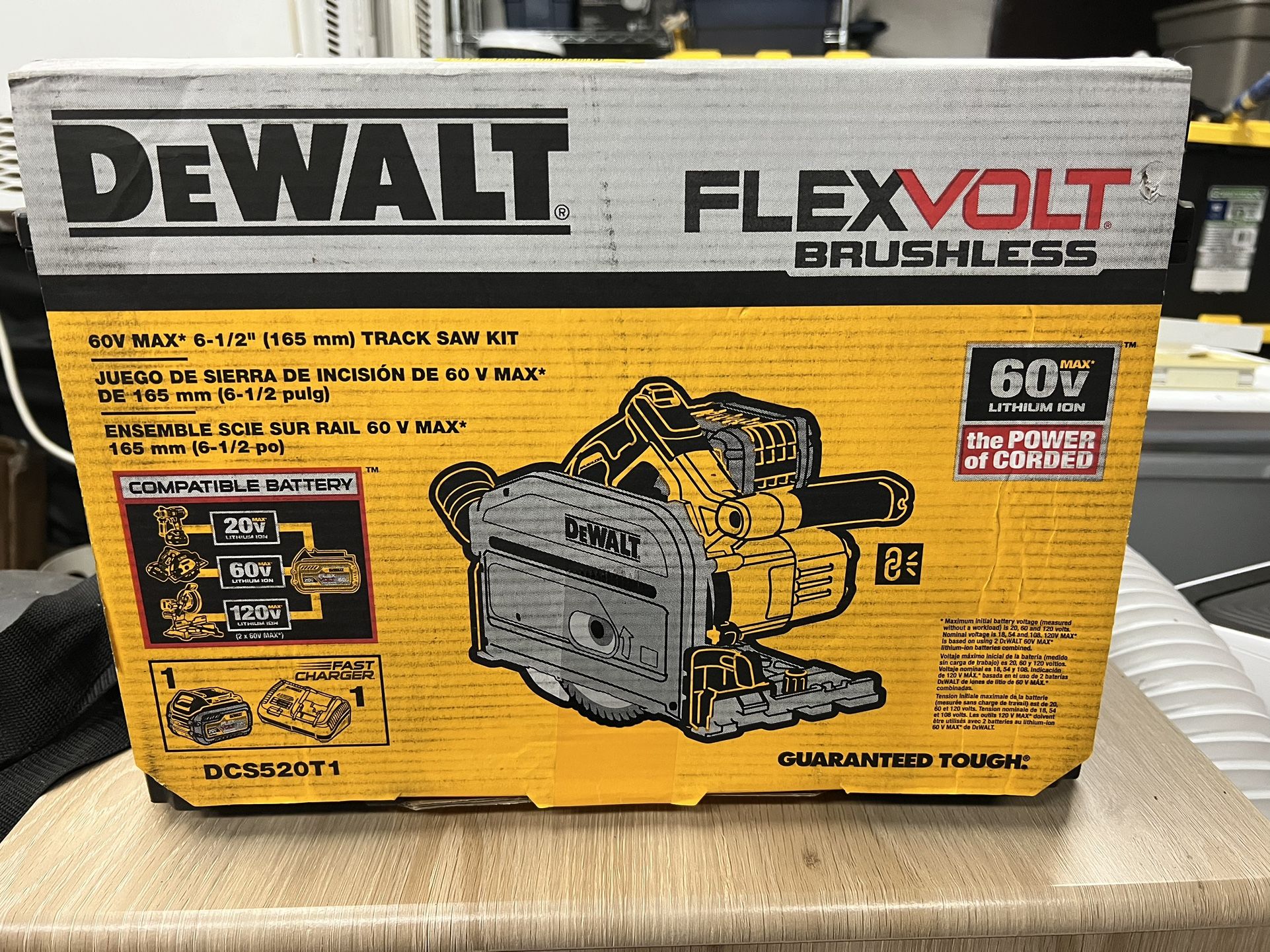 Dewalt Dcs520T1 Track Saw 60vlt