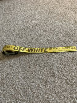 Off White Industrial Belt “yellow”