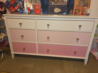 Pink Ombre dresser