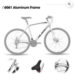 HILAND 700C Road Hybrid Bike,