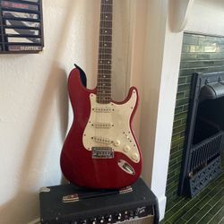 Squire Guitar And Fender Frontman Amp 25t