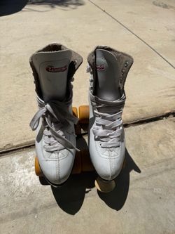 FREE Chicago White Quad Roller Skates