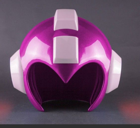 Mega Man Helmet Pink Light Up Wearable