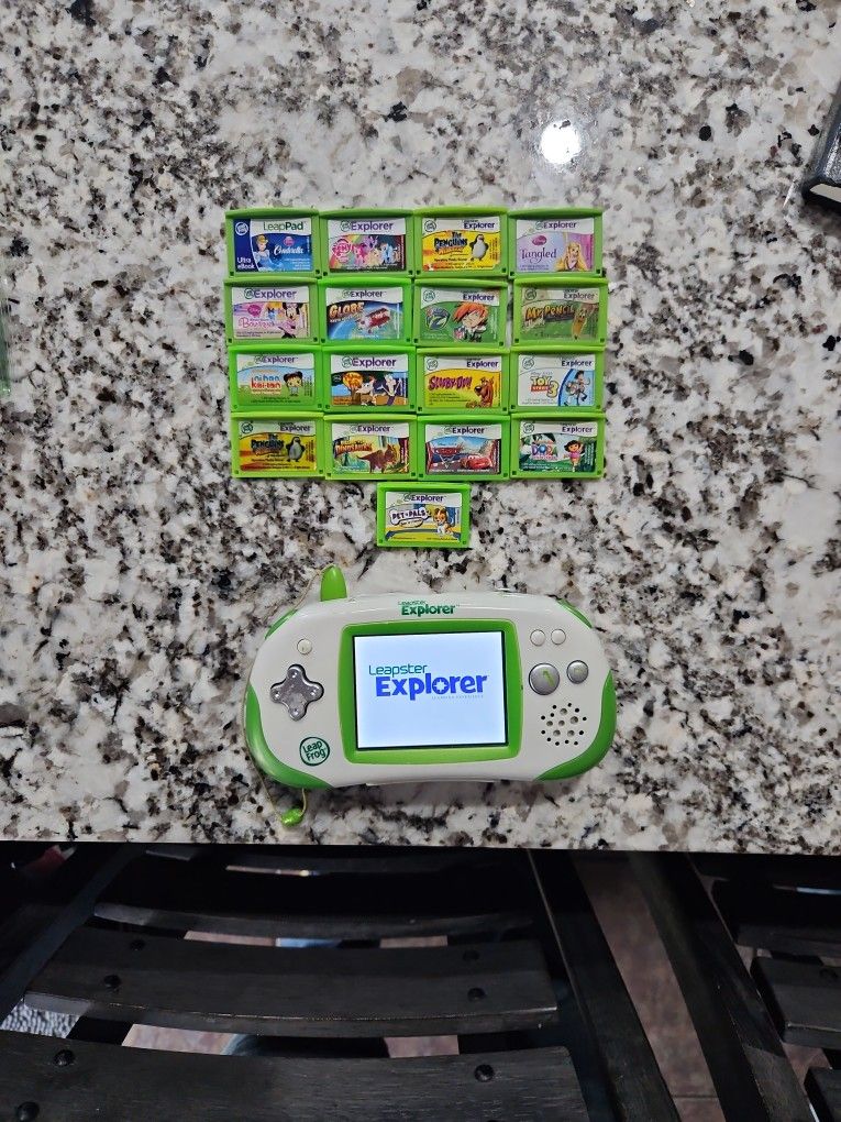 Leapster Explorer With 17 Games