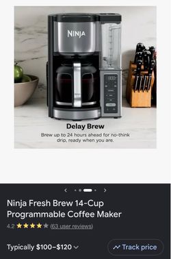 Ninja Coffee Maker – Hot, Iced & Cold Brew (Carafe + Single Cup)