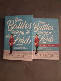 Joyce Meyer book and study guide. New