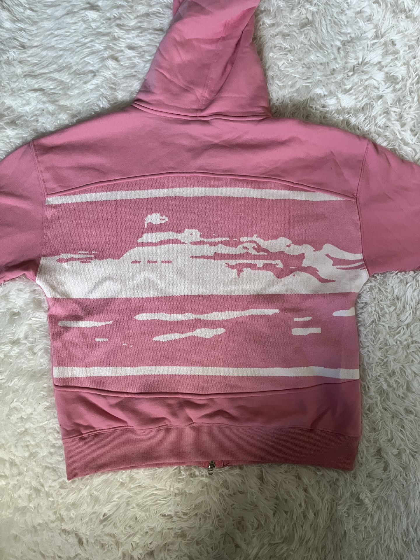 Corteiz Pink Zip-up Sweater