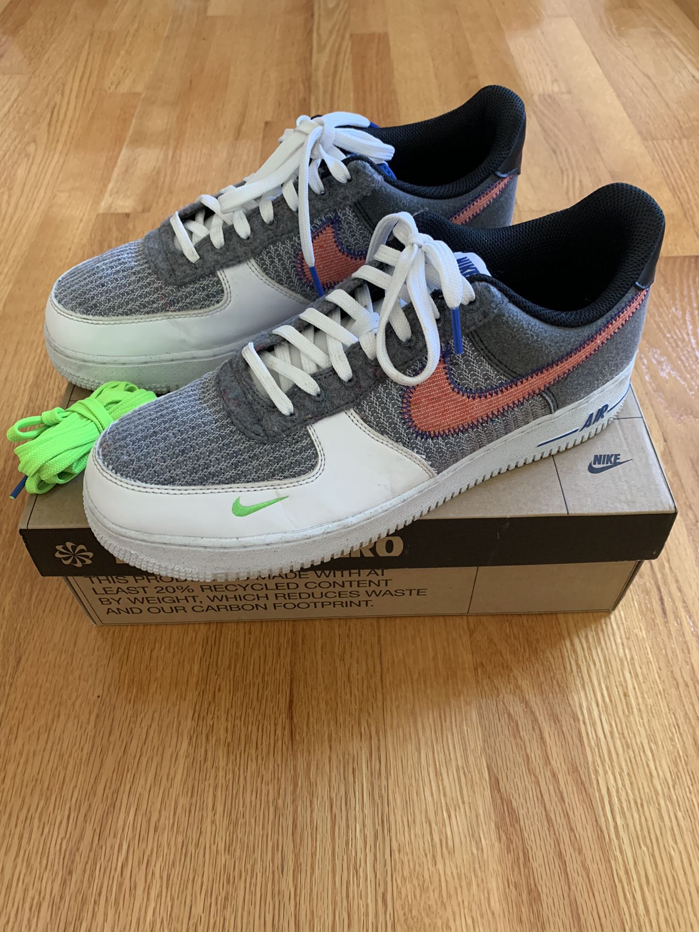 Size 11 - Nike Air Force 1 Low Recycled Jerseys Pack 2020