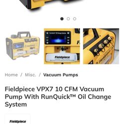 Fieldpiece Vacuum Pump 