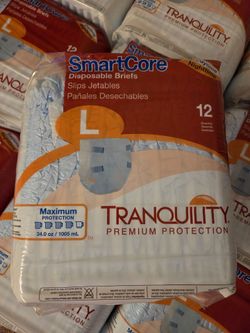 Adult overnight briefs size large