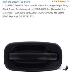 Rear Passenger Door Handle For Chevy Silverado