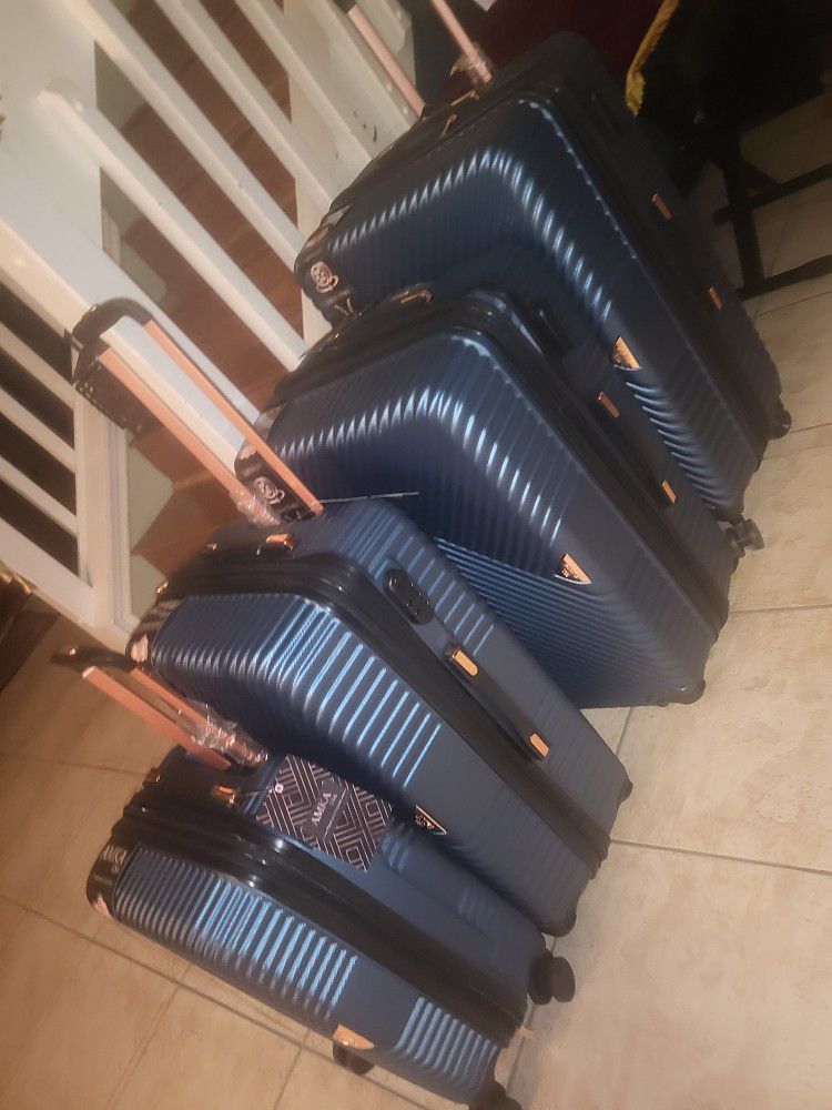 Suitcases Set , Navy Blue