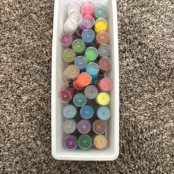 32 Glitter Containers, Has Every Single Color 