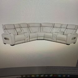Power Reclining Sectional On Sale