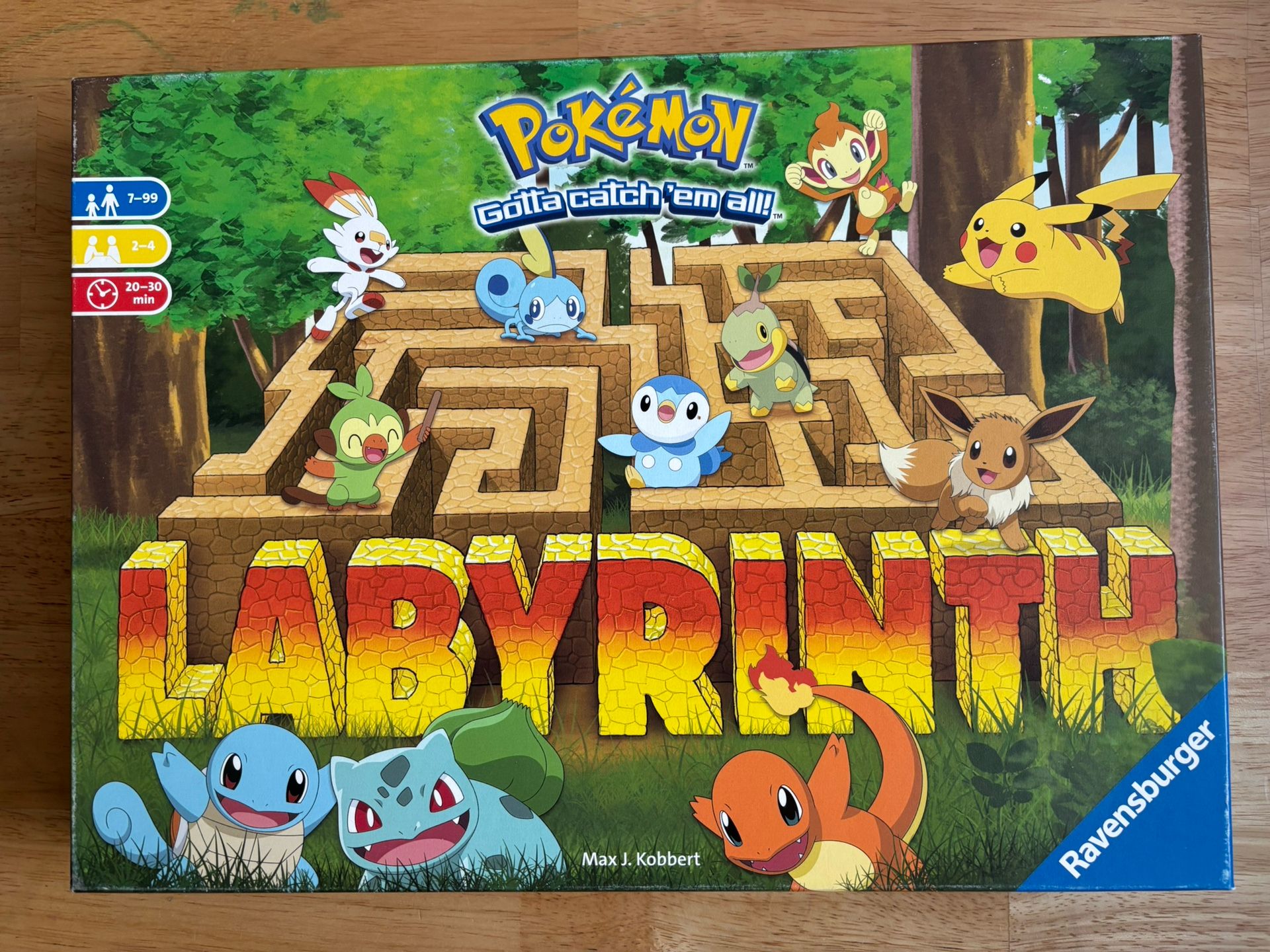 Pokemon Labyrinth Board Game Complete Open Box