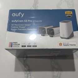 EufyCam S3 Pro 2-Cam Kit 4K – Brand New Sealed