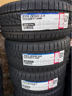 225/45/17 FALKEN ALL SEASON 4 NEW TIRES INSTALLED ✅ INSTALADAS ✅