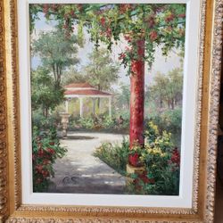 Elizabeth Pena Oil Painting Wentworth Framed
