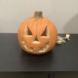 Plastic Jack-o-lantern Light