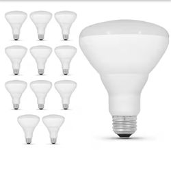 Feit electric 65-Watt Equivalent BR30 Dimmable CEC Enhance 90+ CRI E26 Medium Base Flood LED Light Bulb, Soft White 2700K (12-Pack)