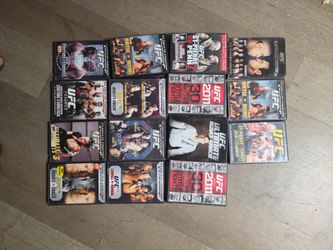 UFC fights dvd's