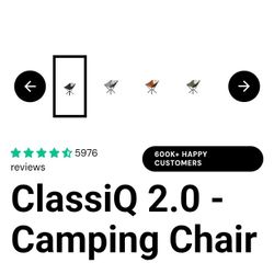 Cliq chairs (X6) camping  chairs 