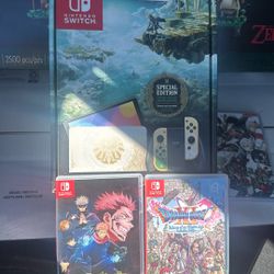 Nintendo Switch- Zelda Special Edition Complete In Box ( With Case ) 